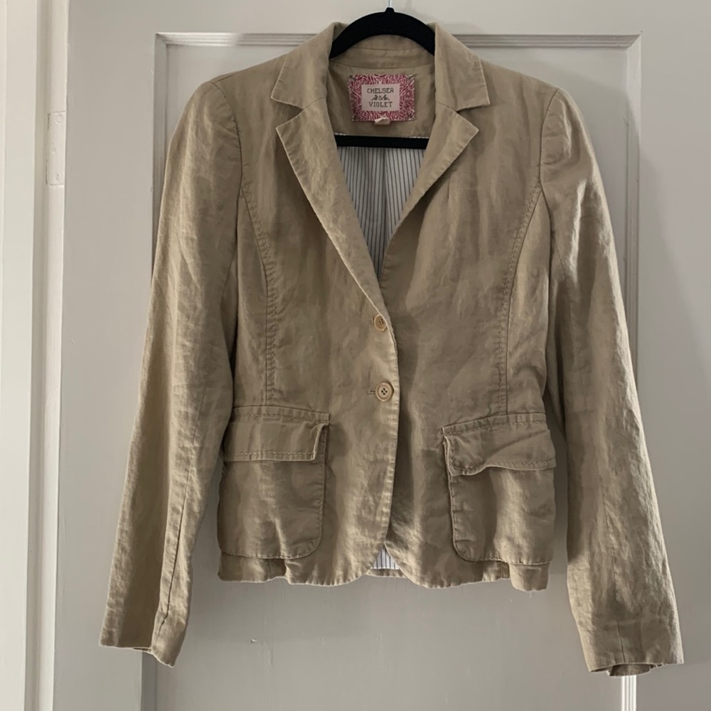 Chelsea & Violet Linen Coat